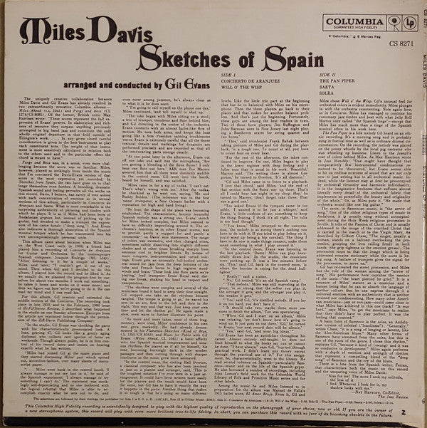 Miles Davis : Sketches Of Spain (LP, Album)