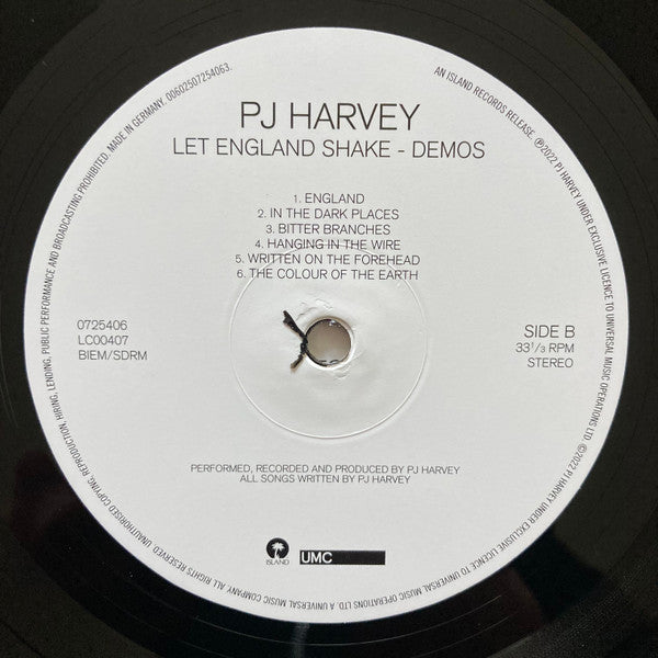 PJ Harvey : Let England Shake - Demos (LP, Album)