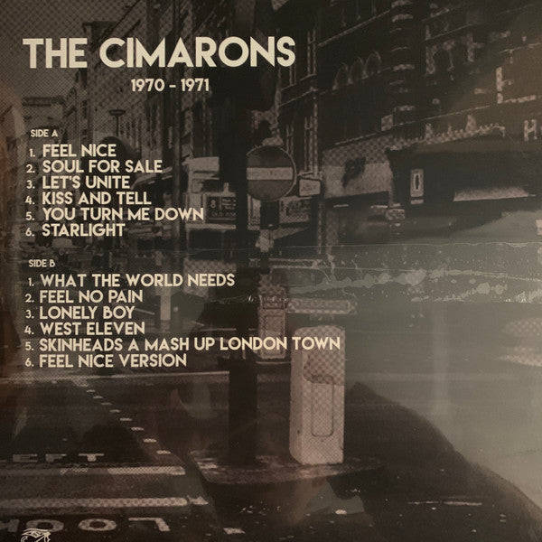 The Cimarons : Skinheads A Mash Up London Town 1970-1971 (LP, Comp, Ltd, RE, Bla)