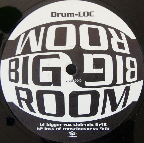 Big Room (3) : Drum-Loc (12")