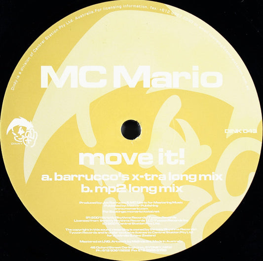 MC Mario : Move It! (12")