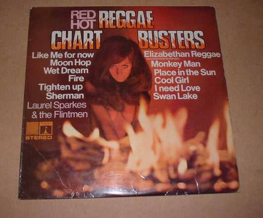 Laurel Sparkes & The Flintmen : Red Hot Reggae Chartbusters (LP, Album)