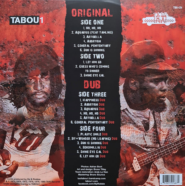 Black Uhuru + Sly & Robbie : Taxi Trax (2xLP, Comp)