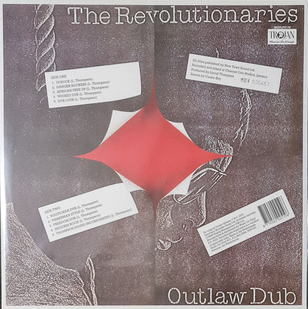 The Revolutionaries : Outlaw Dub (LP, Album, Ltd, Num, RE, Ora)