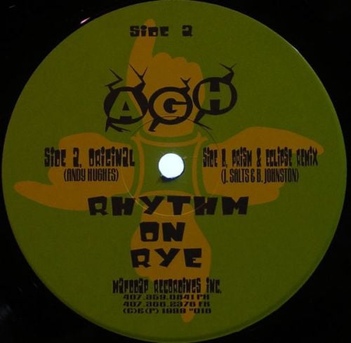 AGH : Rhythm On Rye (12")