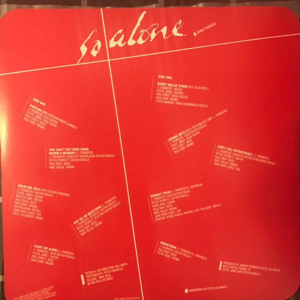 Johnny Thunders : So Alone (LP, Album, Ltd, RE, 45t)