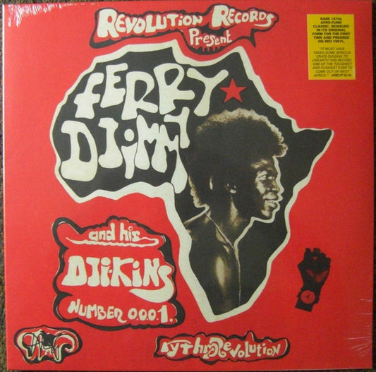 Ferry Djimmy And His Dji-Kins : Rhythm Revolution (LP, Album, RE, Red)