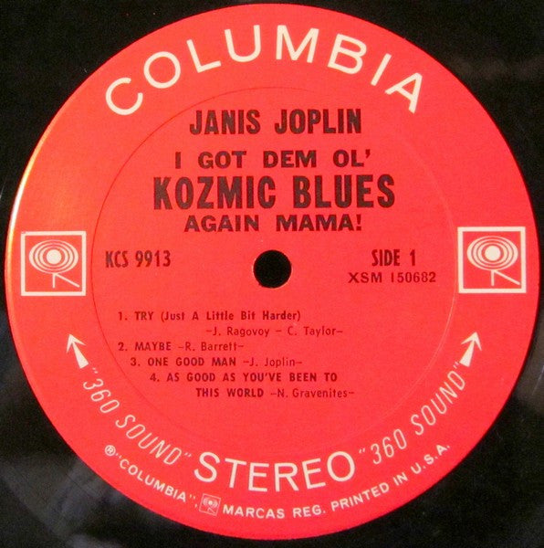 Janis Joplin : I Got Dem Ol' Kozmic Blues Again Mama! (LP, Album, Pit)