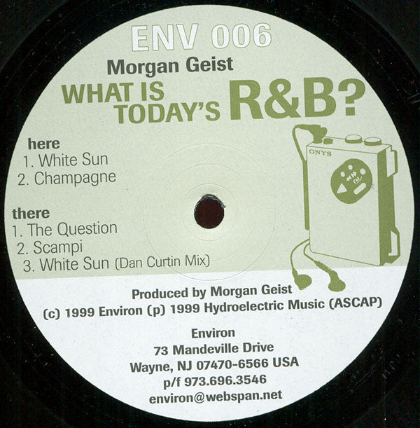 Morgan Geist : What Is Today's R&B? (12")