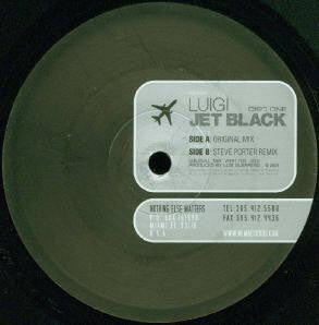 Luigi : Jet Black (12", Dis)