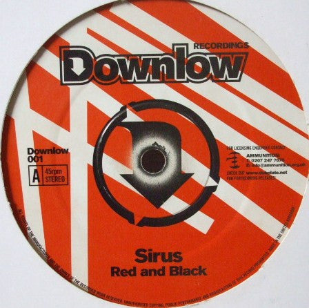 Sirus (2) : Red and Black / Whiplash (12")