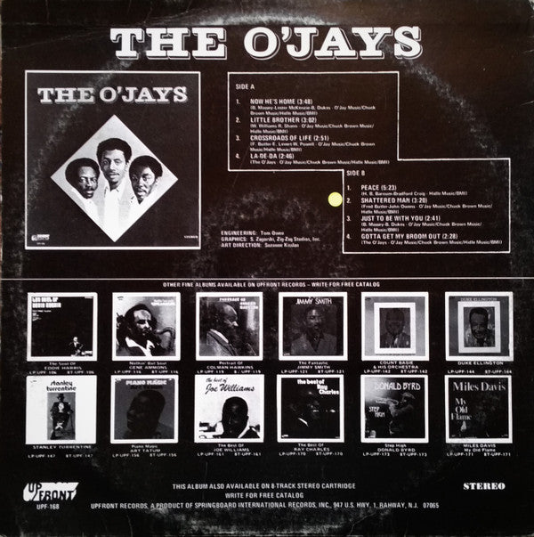 The O'Jays : The O'Jays (LP, Album)