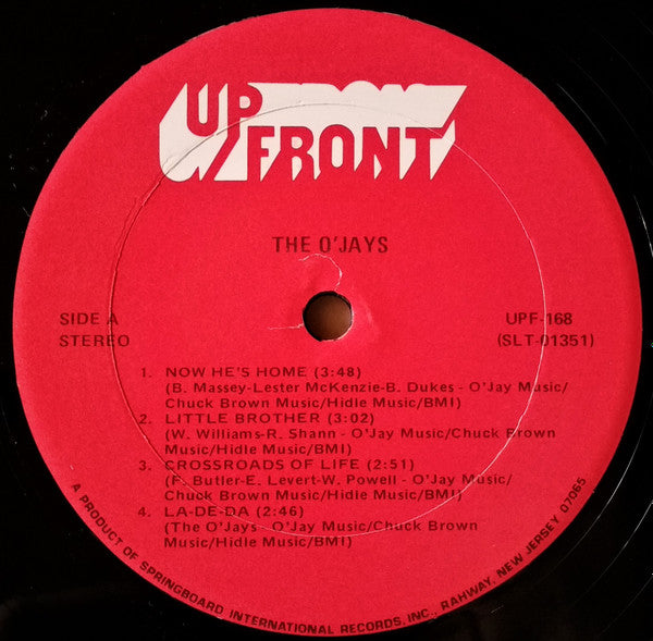 The O'Jays : The O'Jays (LP, Album)