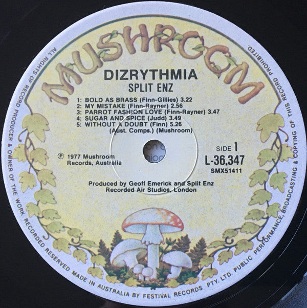 Split Enz : Dizrythmia (LP, Album)