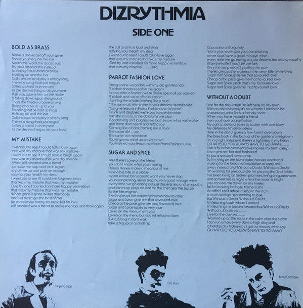 Split Enz : Dizrythmia (LP, Album)