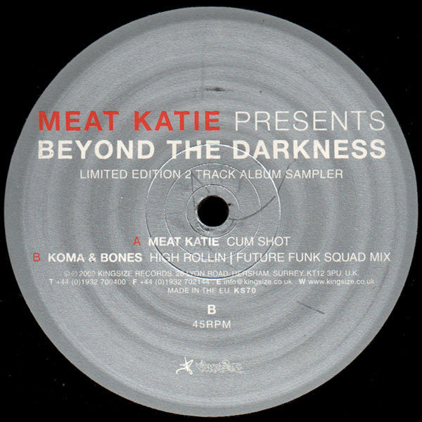 Meat Katie / Koma & Bones : Beyond The Darkness (Album Sampler) (12", Ltd, Smplr)