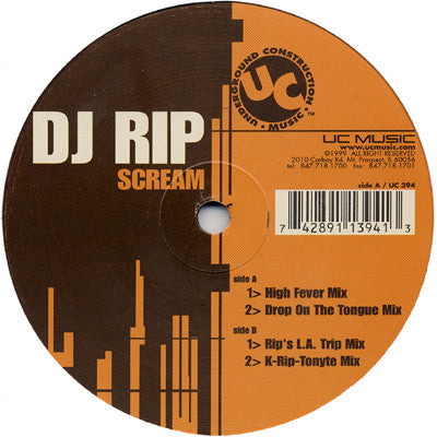 DJ Rip : Scream (12")