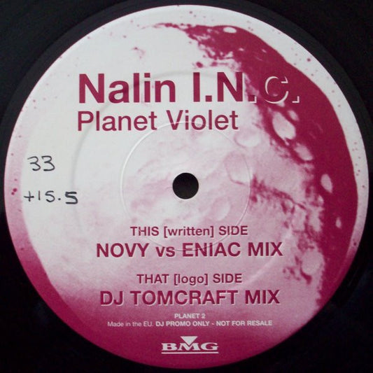 Nalin Inc. : Planet Violet (12", Promo)