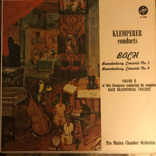 Pro Musica De Paris, Otto Klemperer : Brandenburg Concerto No. 3 / Brandenburg Concerto No. 4  - Volume II (LP, Mono, RE)