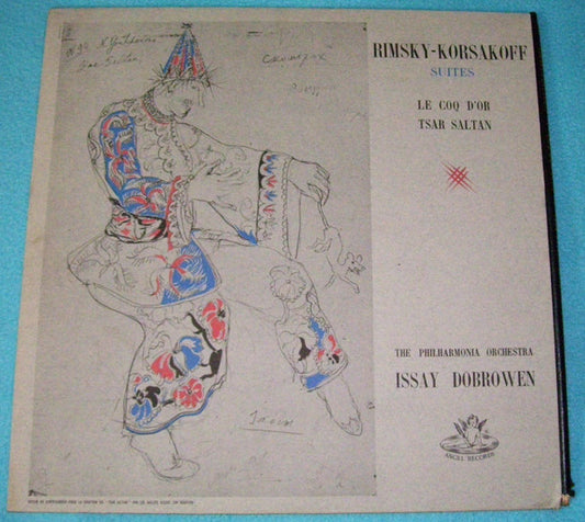 Nikolai Rimsky-Korsakov, Philharmonia Orchestra, Issay Dobrowen : "Le Coq D'Or"- Suite & "Tsar Saltan"- Suite, Op.57 (LP, Album, Mono)