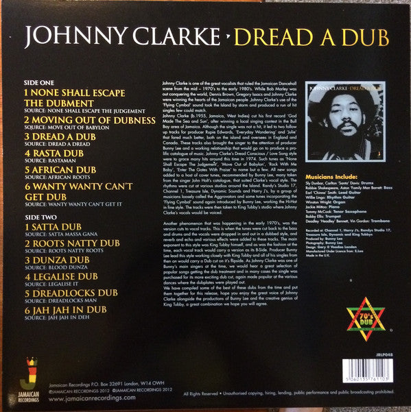 Johnny Clarke : Dread A Dub (LP, Comp)