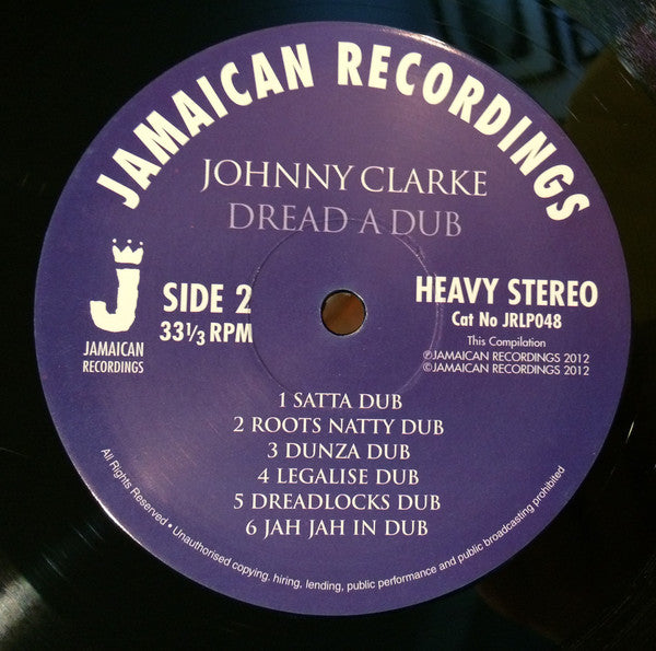 Johnny Clarke : Dread A Dub (LP, Comp)