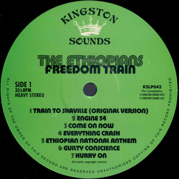 The Ethiopians : Freedom Train (LP, Comp, 180)