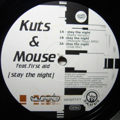 Kuts & Mouse Feat. First Aid : Stay The Night (12")