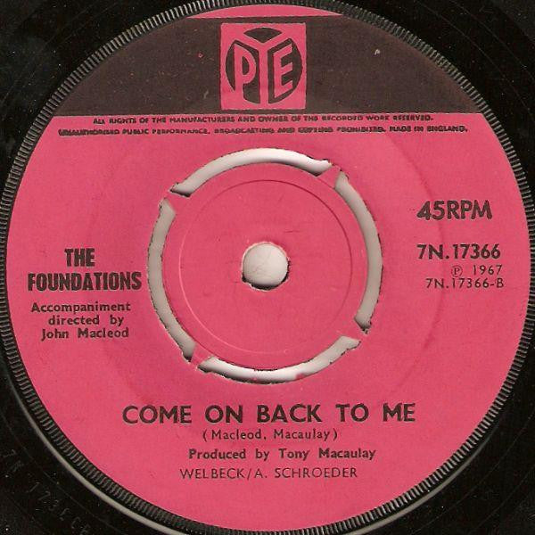The Foundations : Baby, Now That I've Found You (7", Single, Pur)
