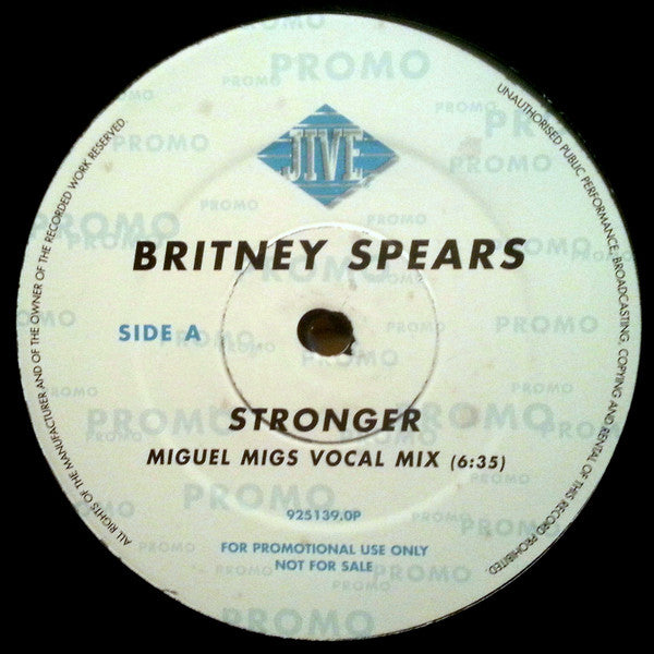 Britney Spears : Stronger (12", Promo)