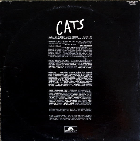 Andrew Lloyd Webber : Cats (2xLP)