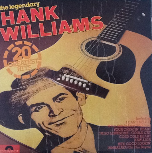 Hank Williams : The Legendary Hank Williams  (LP, Comp)
