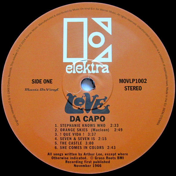 Love : Da Capo (LP, Album, RE, 180)