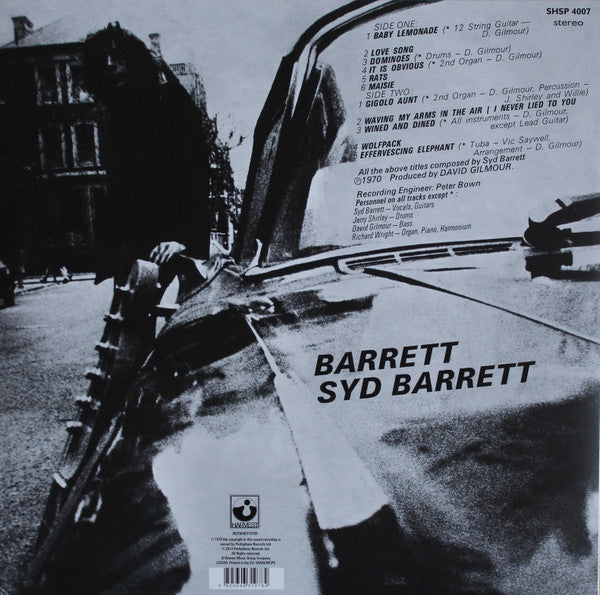 Syd Barrett : Barrett (LP, Album, RE, 180)