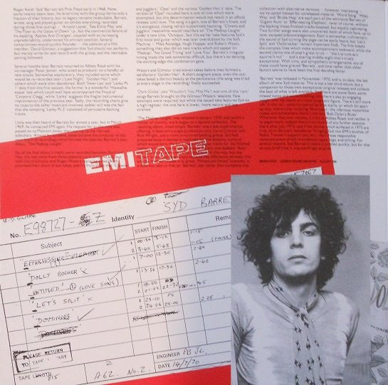 Syd Barrett : Opel (LP, Album, RE, Gat)