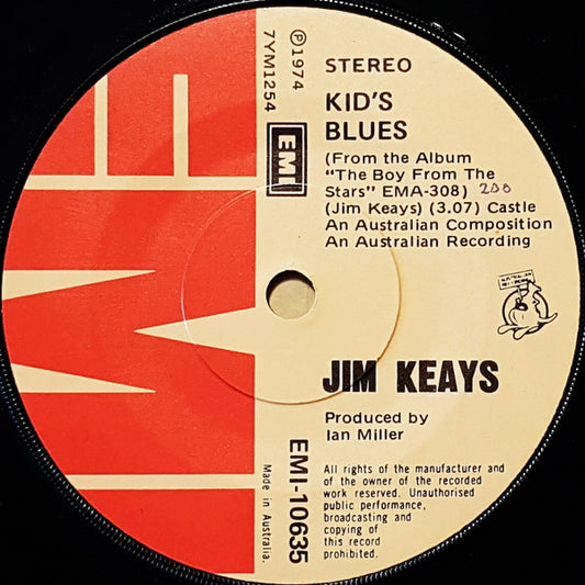 Jim Keays : Kid's Blues (7")