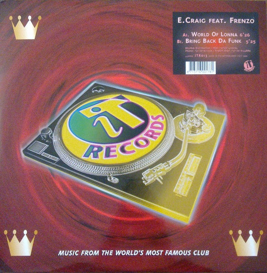 E-Craig Feat. Frenzo : World Of Lonna (12")