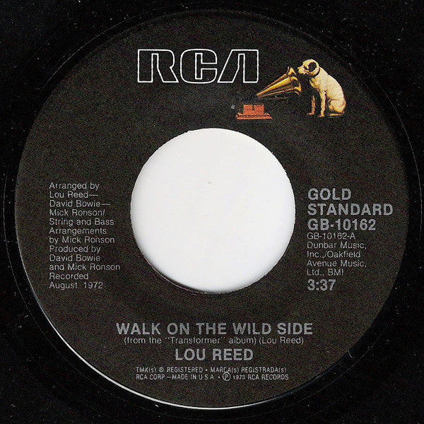 Lou Reed : Walk On The Wild Side (7", Single, RE)