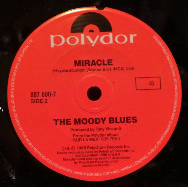 The Moody Blues : I Know You're Out There Somewhere (7", Single)