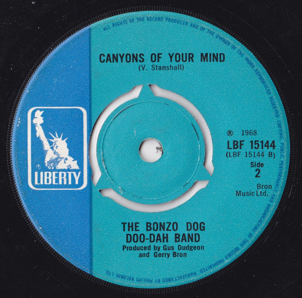 The Bonzo Dog Doo-Dah Band* : I'm The Urban Spaceman (7", Single, 3 P)