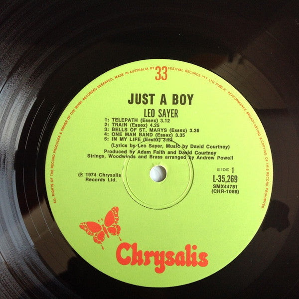 Leo Sayer : Just A Boy (LP, Album)