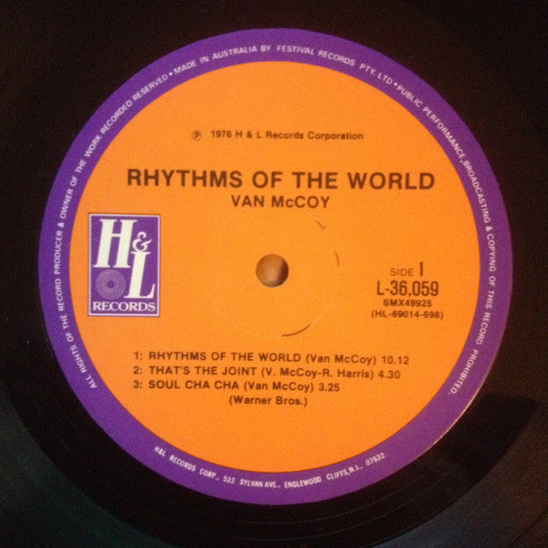 Van McCoy : Rhythms Of The World (LP, Album)
