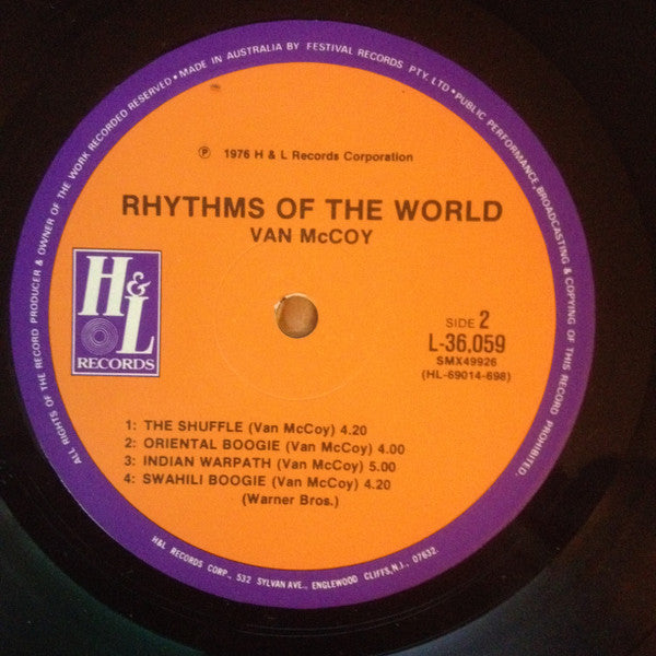 Van McCoy : Rhythms Of The World (LP, Album)