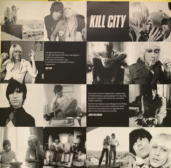 Iggy Pop & James Williamson : Kill City (LP, Album, RE, RM)