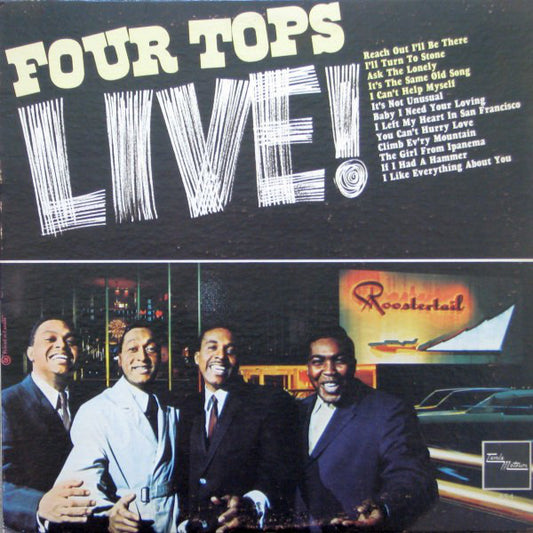 Four Tops : Four Tops Live (LP, Album)