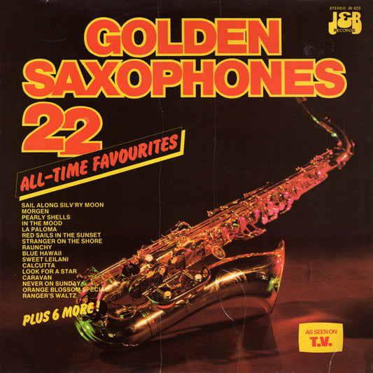 Unknown Artist : Golden Saxophones (LP, Comp)