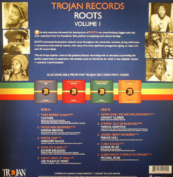 Various : Trojan Records Roots Volume I (LP, Comp)