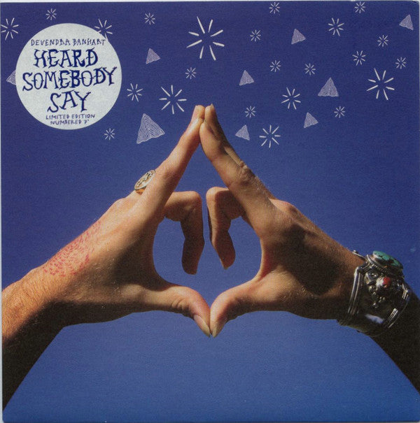 Devendra Banhart : Heard Somebody Say (7", Single, Ltd, Num)