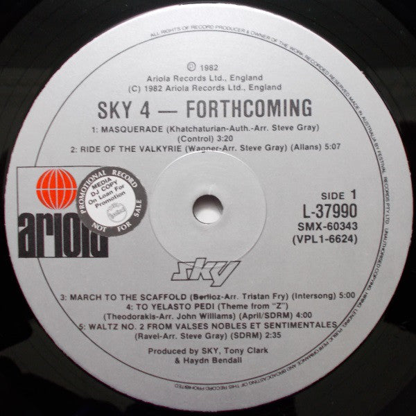 Sky (4) : Sky 4 Forthcoming (LP, Album, RE)