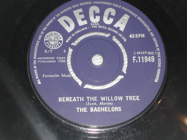 The Bachelors : I Wouldn't Trade You For The World (7", Single)